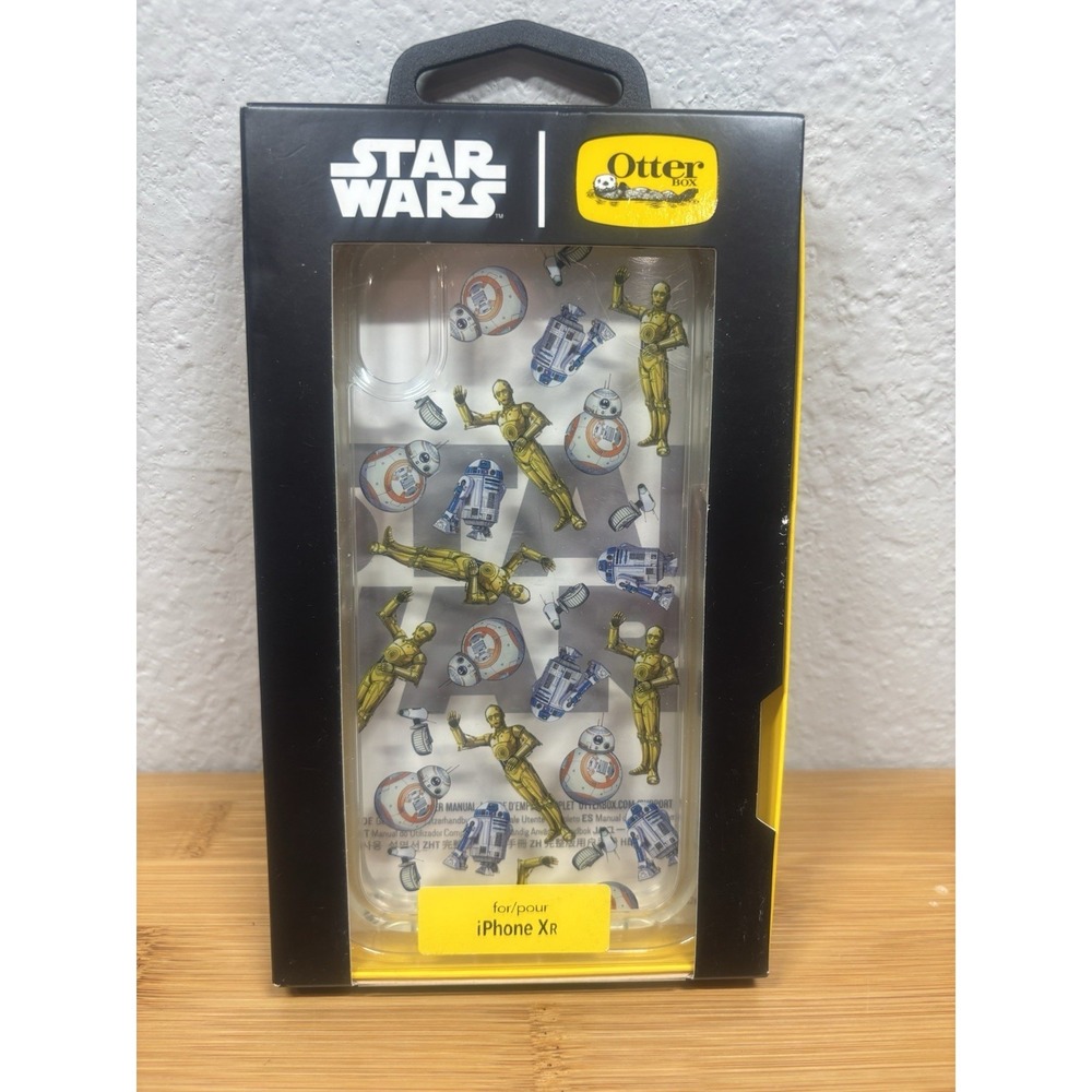 OtterBox Apple iPhone XR Star Wars Symmetry Case - Droids Otter Box Case Clear - Picture 1 of 6